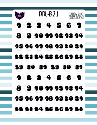 Image 22 of Date Dot Large B- B24