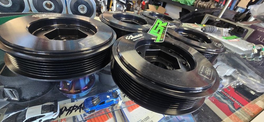 JSRXFLUIDAMPR K20C1/C4/C6/C8 Civic Type R & Type S Harmonic Damper and Gates Fleet Runner Belt