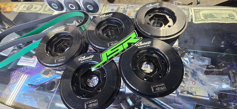 JSRXFLUIDAMPR K20C1/C4/C6/C8 Civic Type R & Type S Harmonic Damper and Gates Fleet Runner Belt