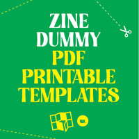 Image 1 of ZINE DUMMY PDF — PRINTABLE TEMPLATES
