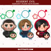 ☣︎ Resident Evil Squeaky Plush Keychains ☣︎