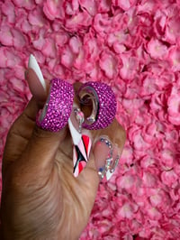 Image 2 of Bling Miley Hoops 