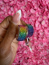 Image 4 of Bling Miley Hoops 