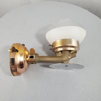Image 2 of Humphrey LP Gas Wall Light, Pyrex Globe, Vintage Lighting, #1010