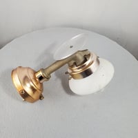 Image 1 of Humphrey LP Gas Wall Light, Pyrex Globe, Vintage Lighting, #1010