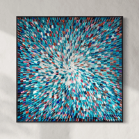 Image 9 of 'Azure 11' - 100x100cm