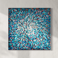 Image 12 of 'Azure 11' - 100x100cm