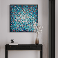 Image 13 of 'Azure 11' - 100x100cm