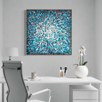 Image 14 of 'Azure 11' - 100x100cm
