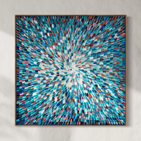Image 10 of 'Azure 11' - 100x100cm