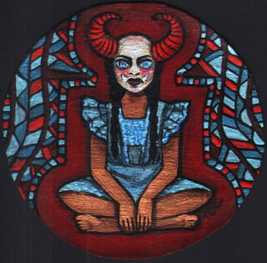 Image of Mini Original ~ La Diablada #3 ~ Make Little Girls Creepy Again