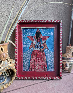 Image of Original Painting ~ ¡Machete al Machote! ~ Cut the Patriarchy!
