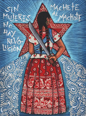 Image of Original Painting ~ ¡Machete al Machote! ~ Cut the Patriarchy!