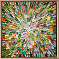 Image 2 of 'Blooms 43', diptych - 43x43cm each, FRAMED