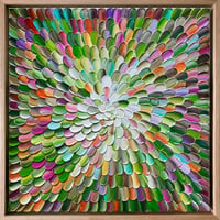 Image 3 of 'Blooms 43', diptych - 43x43cm each, FRAMED