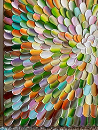 Image 4 of 'Blooms 43', diptych - 43x43cm each, FRAMED