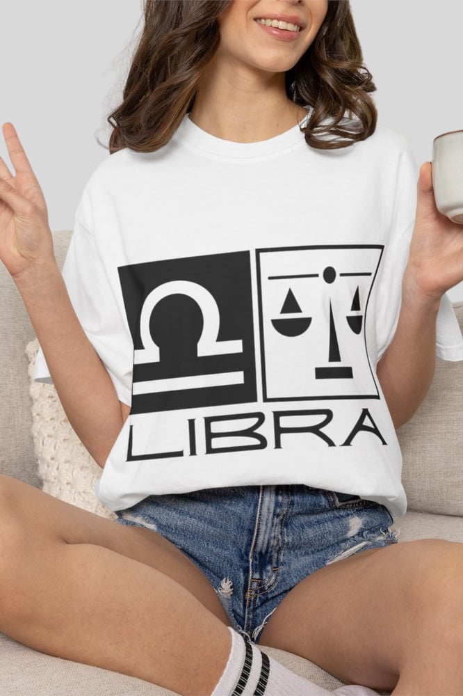Image of Libra Zodiac Sign T-Shirt