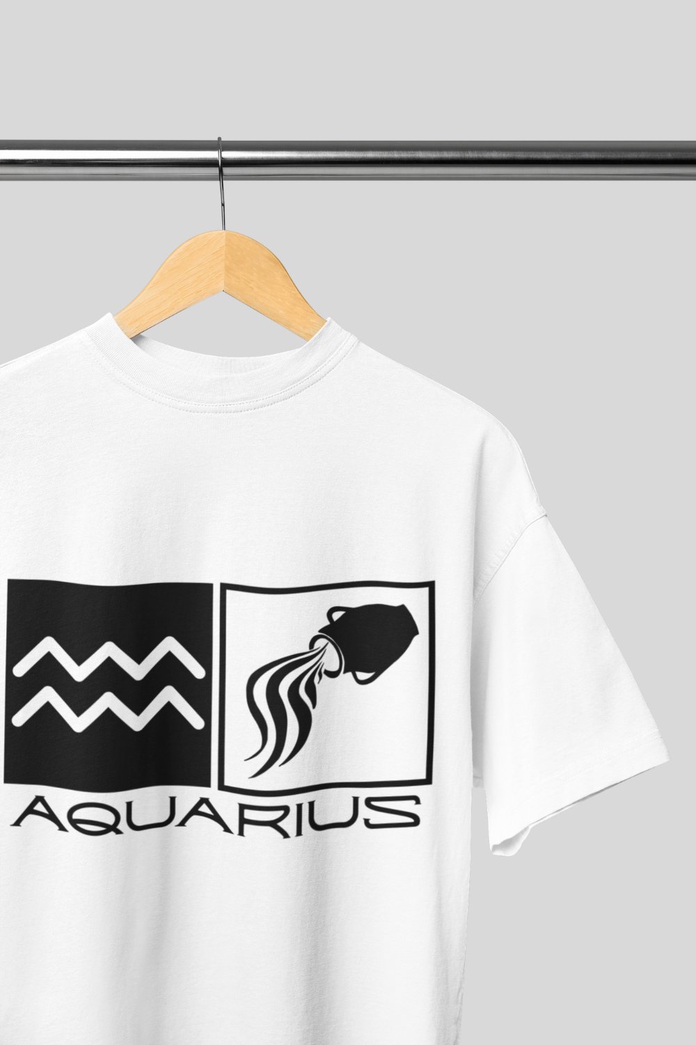Image of Aquarius Zodiac Sign T-Shirt