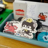 Image 5 of Cat Skateboard x Charr Sticker Pack