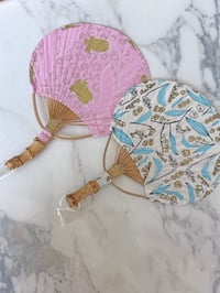 Image 1 of Handcrafted Paper Fan 2026 Summer