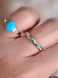 Image 6 of  Deco Turquoise ring