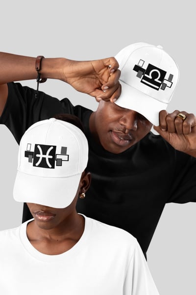 Image of 12 Zodiac Sign Baseball Caps