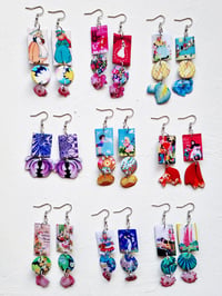 Image 3 of ‘the bouquet’ – silver dutch folk earring dangles