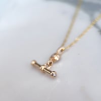 Image 2 of Heirloom T-Bar Necklace