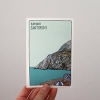Image 2 of Kamari Beach Postcard