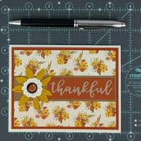 Image 10 of Thanksgiving Card Making Kit for Adults to DIY 6 Thankful Greeting Cards for Friends