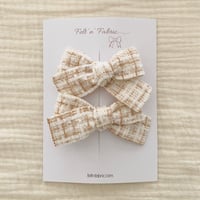 Image 1 of Caramel Mitten Bow