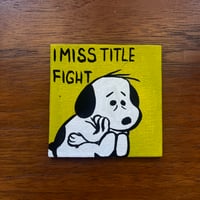 Snoopy Misses Title Fight