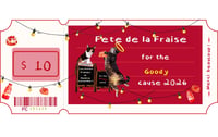 3 Tickets 'Fête de la Fraise ' for the goody cause 2026 