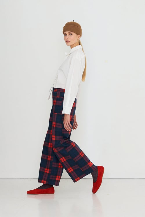 Image of 1-Camisa Bow Neck off white