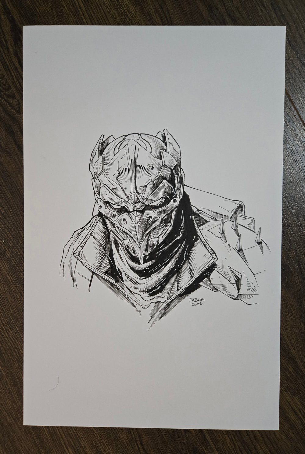 Image of Youngblood #100 Rook: Exodus Original Art