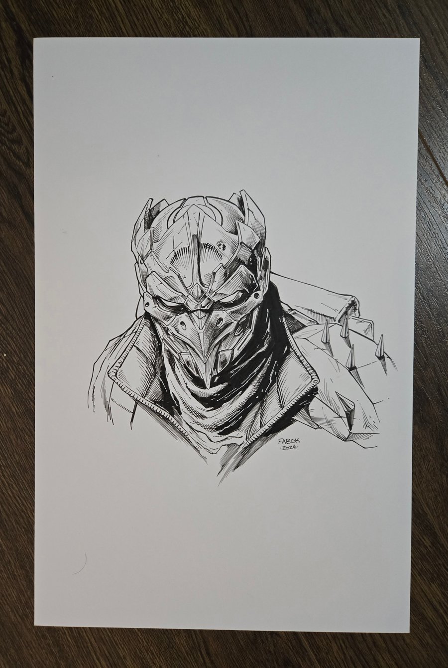 Image of Youngblood #100 Rook: Exodus Original Art