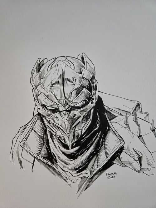 Image of Youngblood #100 Rook: Exodus Original Art