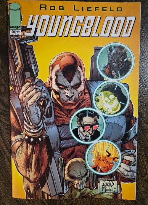 Image of Youngblood #100 Rook: Exodus Original Art