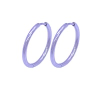 Luxe Silver Hoops 