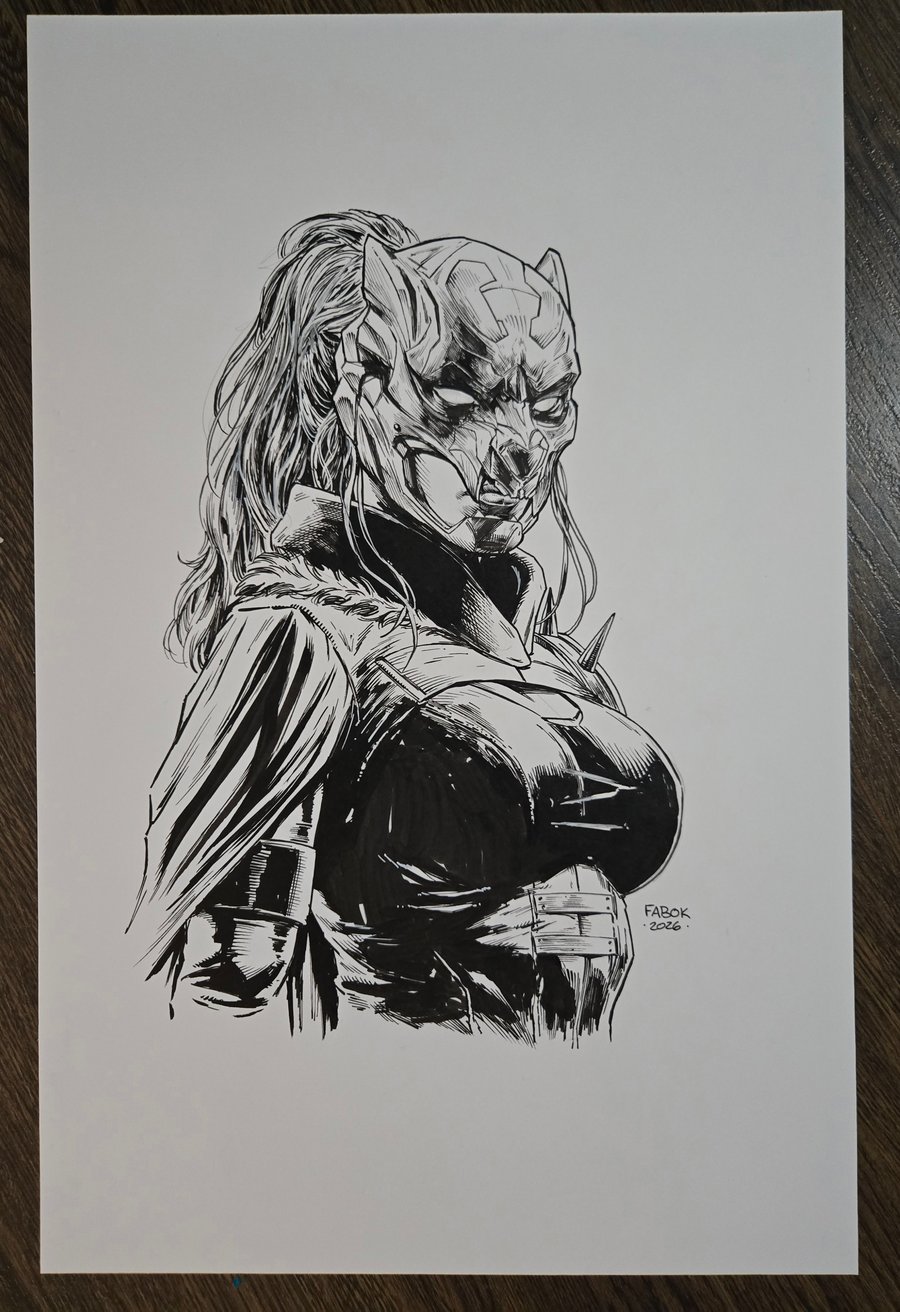 Image of Dire Wolf Original Sketch