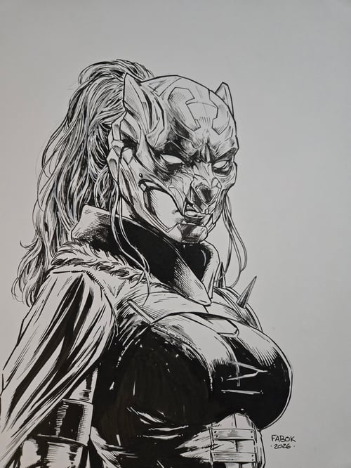 Image of Dire Wolf Original Sketch