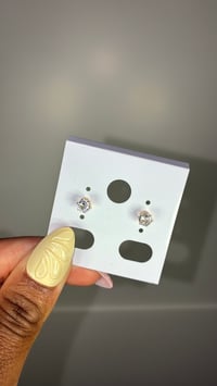 Image 2 of Dainty Diamond Studs 