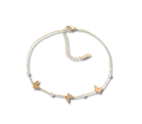 Dainty Butterfly Anklet 