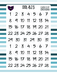 Image 24 of Date Dot Large B- B24