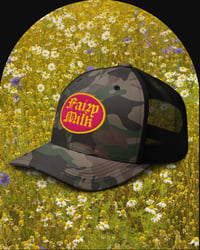Image 1 of Camo trucker hat