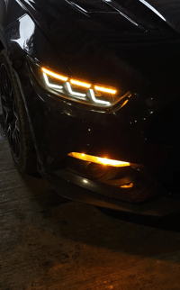 Image 2 of 2015–2022 Ford Mustang 2024 Style LED Headlights (Pair)