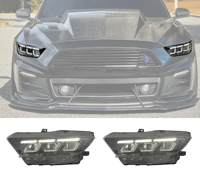 Image 4 of 2015–2022 Ford Mustang 2024 Style LED Headlights (Pair)