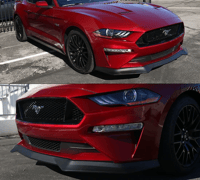 Image 2 of 2018–2023 Ford Mustang GT R-Spec Style Front Lip Splitter