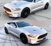 Image 4 of 2018–2023 Ford Mustang GT R-Spec Style Front Lip Splitter