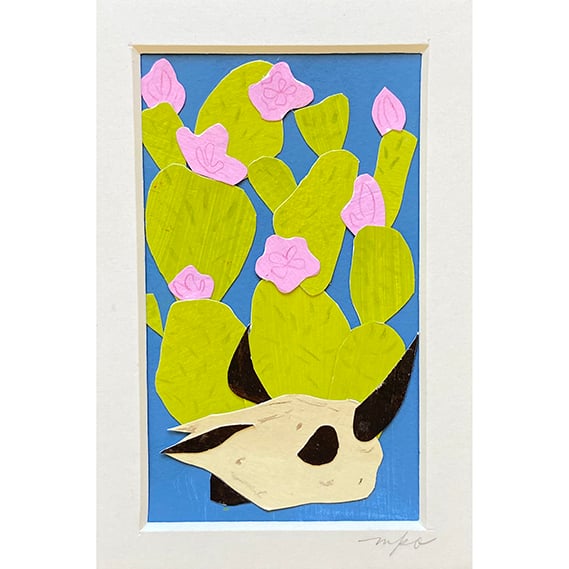 The Recess Gallery, Melanie Olrich "Cactus and Skull"